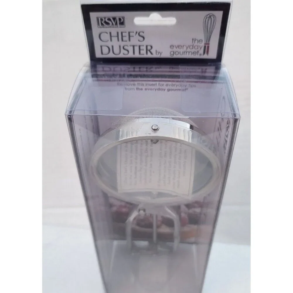 RSVP Chef’s Duster Sifter by the everyday gourmet Stainless Steel NEW